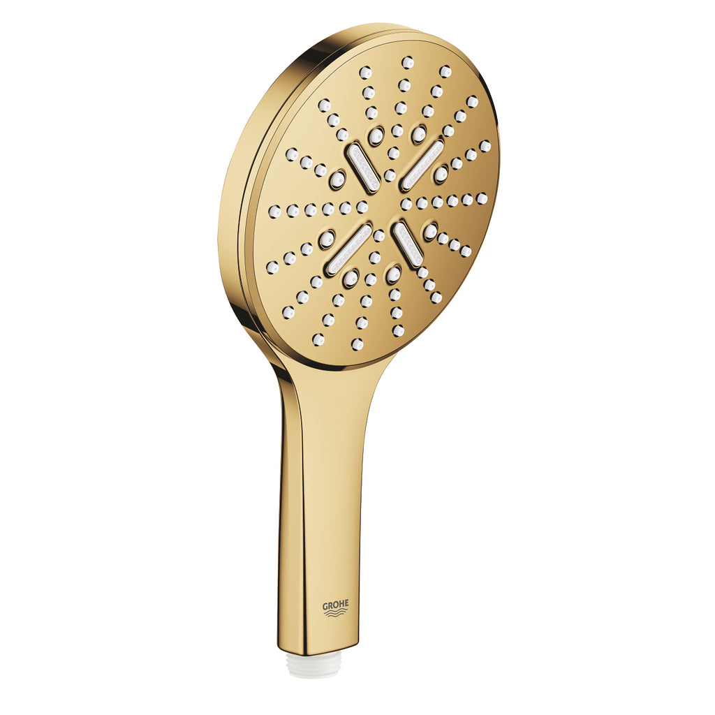جروهي GROHE سماعة دش رين شاور سمارت اكتيف ١٣٠ مم دهبي لامع 26574GL0