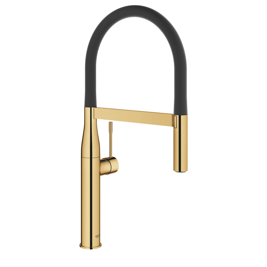 جروهي GROHE خلاط مطبخ شداد ايسنس دهبي لامع ارتفاع ٥٣٠ مم 30294GL0