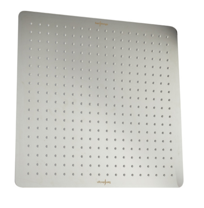 طاسة دش 40 سم مربعة كروم SD4101-CP من سارديزاين