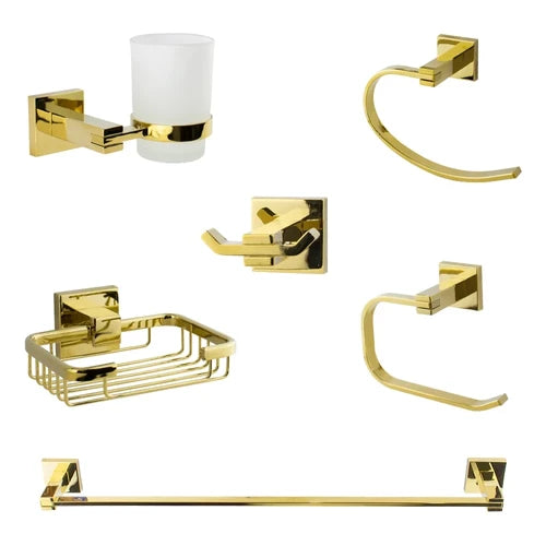 اطقم اكسسوار ٦ قطع جولد DR-7200G من دريم