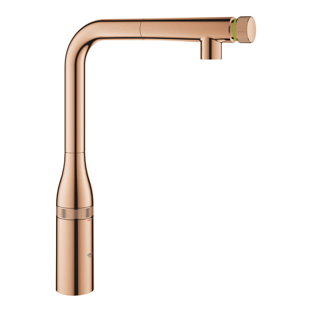 جروهي GROHE خلاط مطبخ شداد ايسنس سمارت كنترول روز جولد لامع 31615DA0
